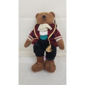 Teddy Bear Russ Berrie Royal Winterfest Lancelot Plush prince‎